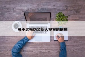 关于老板伪装新人视察的信息