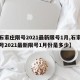 【石家庄限号2021最新限号1月,石家庄限号2021最新限号1月份是多少】